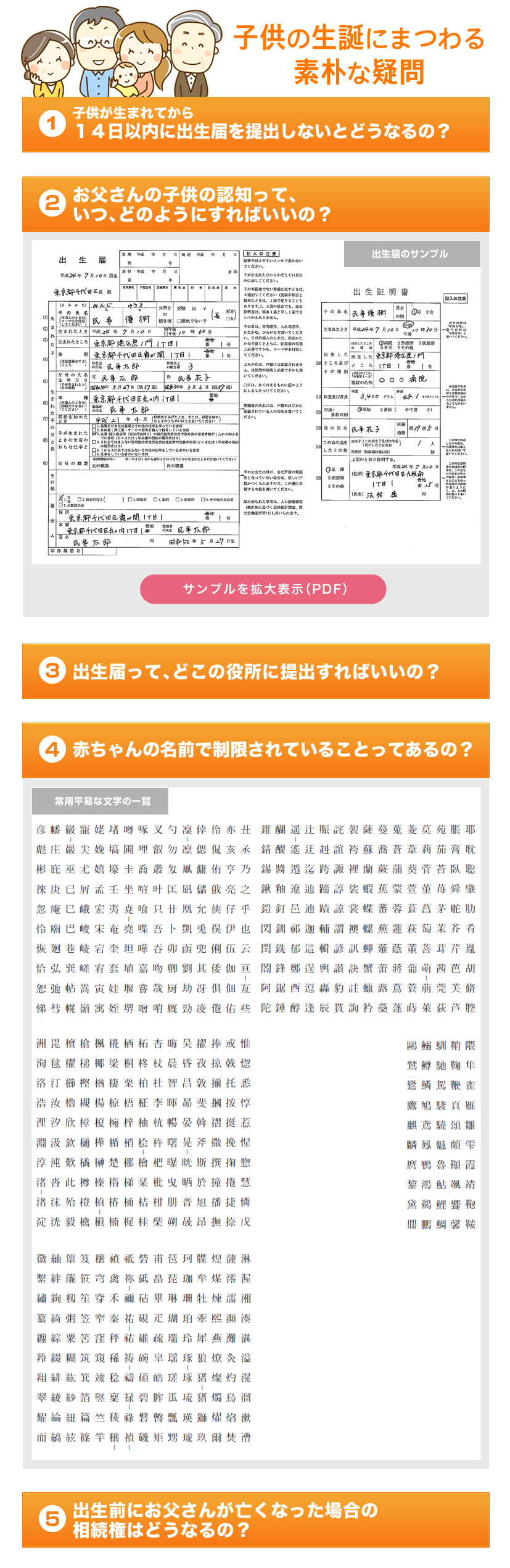 子供の生誕にまつわる素朴な疑問