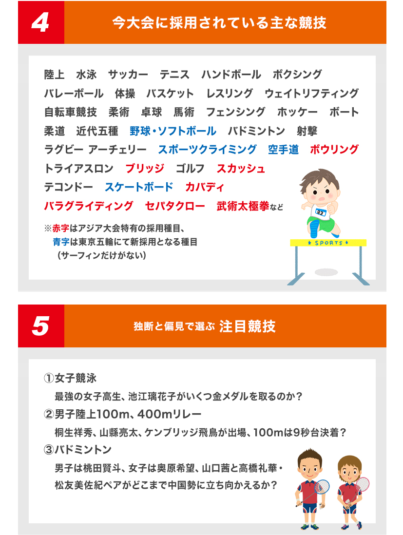 ４年に一度！アジア競技大会の楽しさに迫る!!