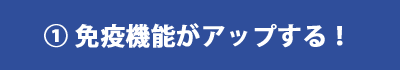 免疫機能がアップする